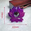 Sugilite Color Nine-Turn Lotus Peony Blooming Pendant Charm DIY Beads Accessories
