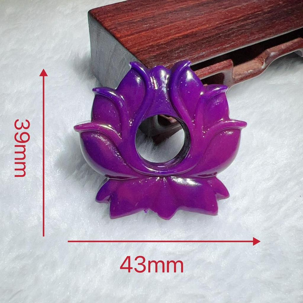 Sugilite Color Nine-Turn Lotus Peony Blooming Pendant Charm DIY Beads Accessories