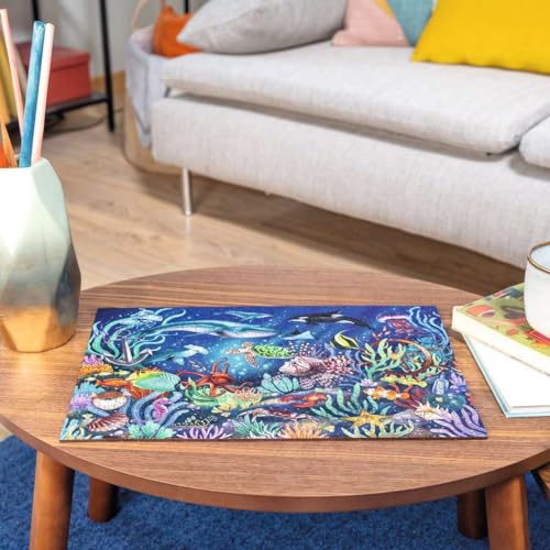 Ravensburger Under the Sea Wooden Jigsaw Puzzle, 500 Pieces, Finished Size: 40x27cm, 17515 4 [Puzzle, Gift (Birthday/Christmas)]