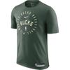 Milwaukee Bucks Dri-Fit NBA FW24 Fashion Casual Basketball Short Sleeve T-Shirt Men T-Shirts Cypress-Green HF1427-323