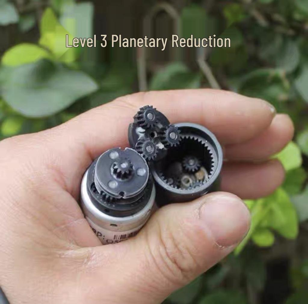 22mm High Torque DC Geared Motor with Hall Sensor, 5-12V