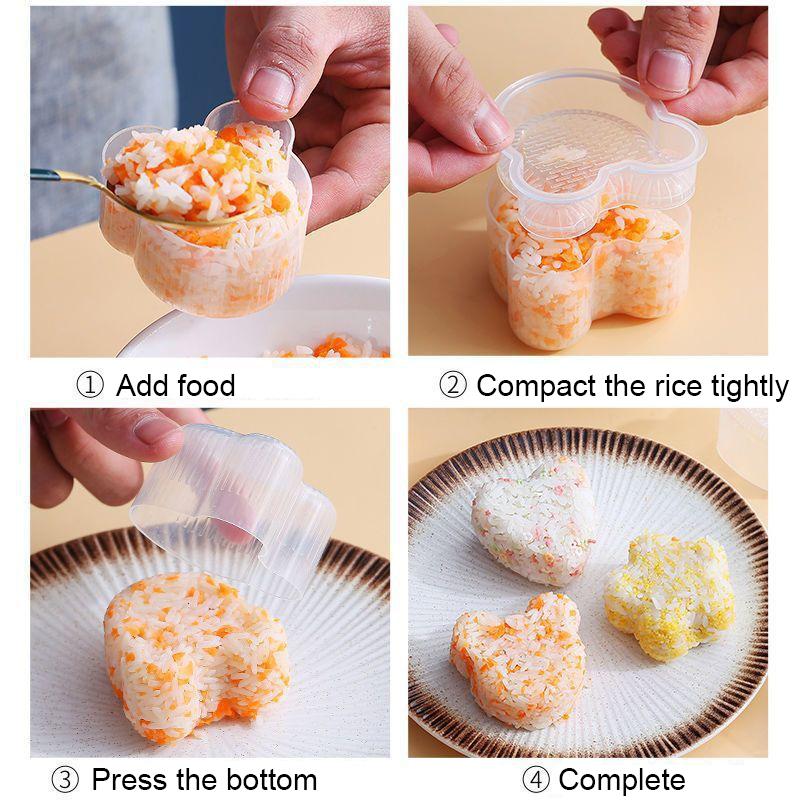 Accessories for Sushi Making Tools Triangle Shape Onigiri Molds Rice Mold Shape Prepare Sushi Mold