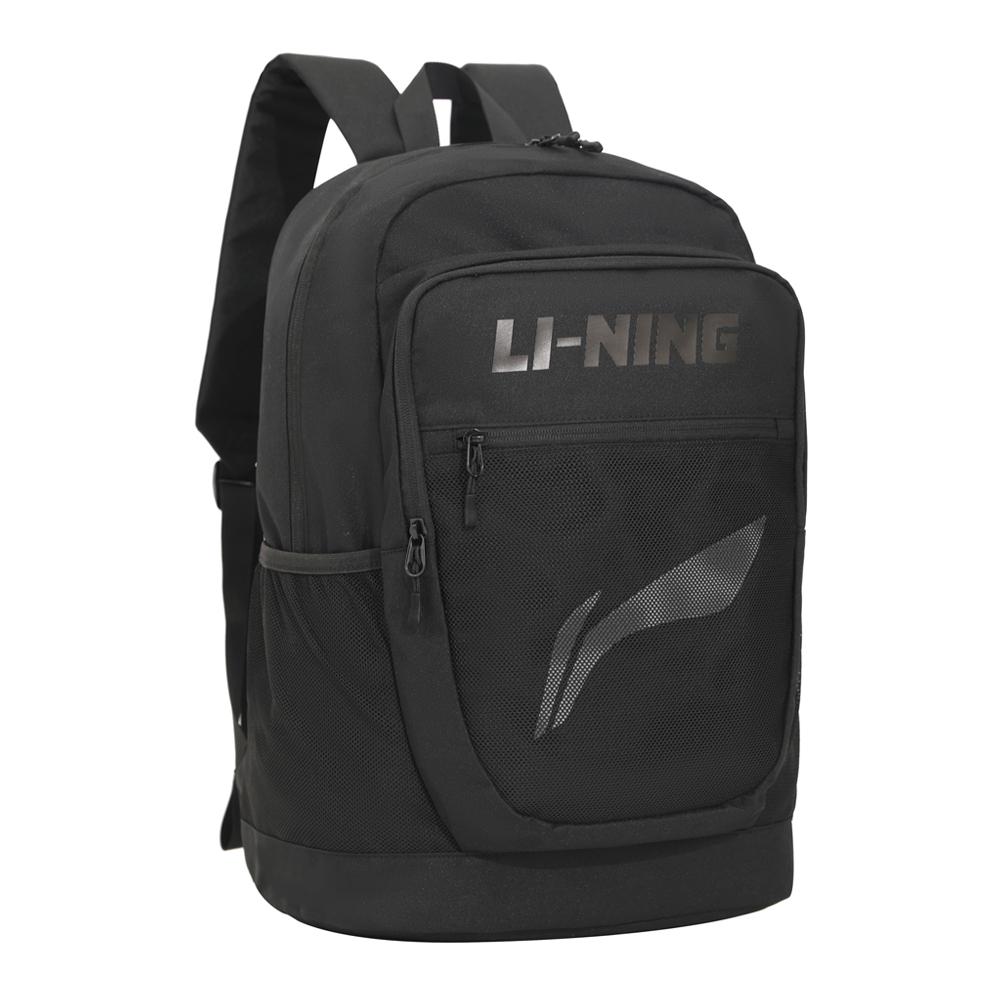 Рюкзак Li Ning, повседневный, спортивный, простой, детский, черный, YBSU033-1 Black