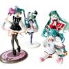 Anime Figure Cherry Blossoms Dress Action Figures Kawaii Swimsuit Vocaloid Pvc Collectible Model Toys Girl Gift