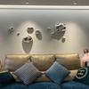 Light luxury wall decoration Creative electroplated stone wall decoration Modern handicraft Shopping mall hotel wall pendant
