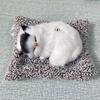 Simulated Cat Ornament With Built-in Activated Carbon Purifying Air Cute Doll Car Decor Sleeping Cat Figurine Press To Sound
