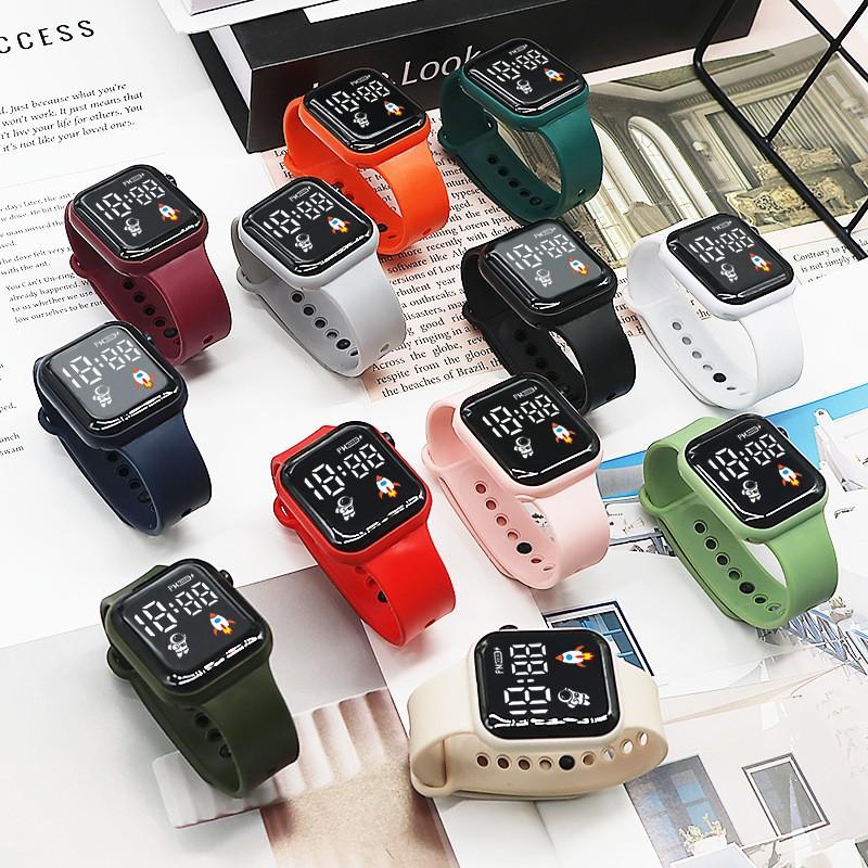 Square Astronaut Led Electronic Watch Life Student Leisure Electronic Watch
