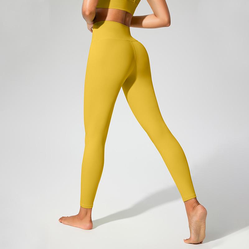 

Женские леггинсы для йоги с высокой талией без швов - Трансграничные спортивные, Контроль живота, Подъем бедер, Фитнес-брюки Medium