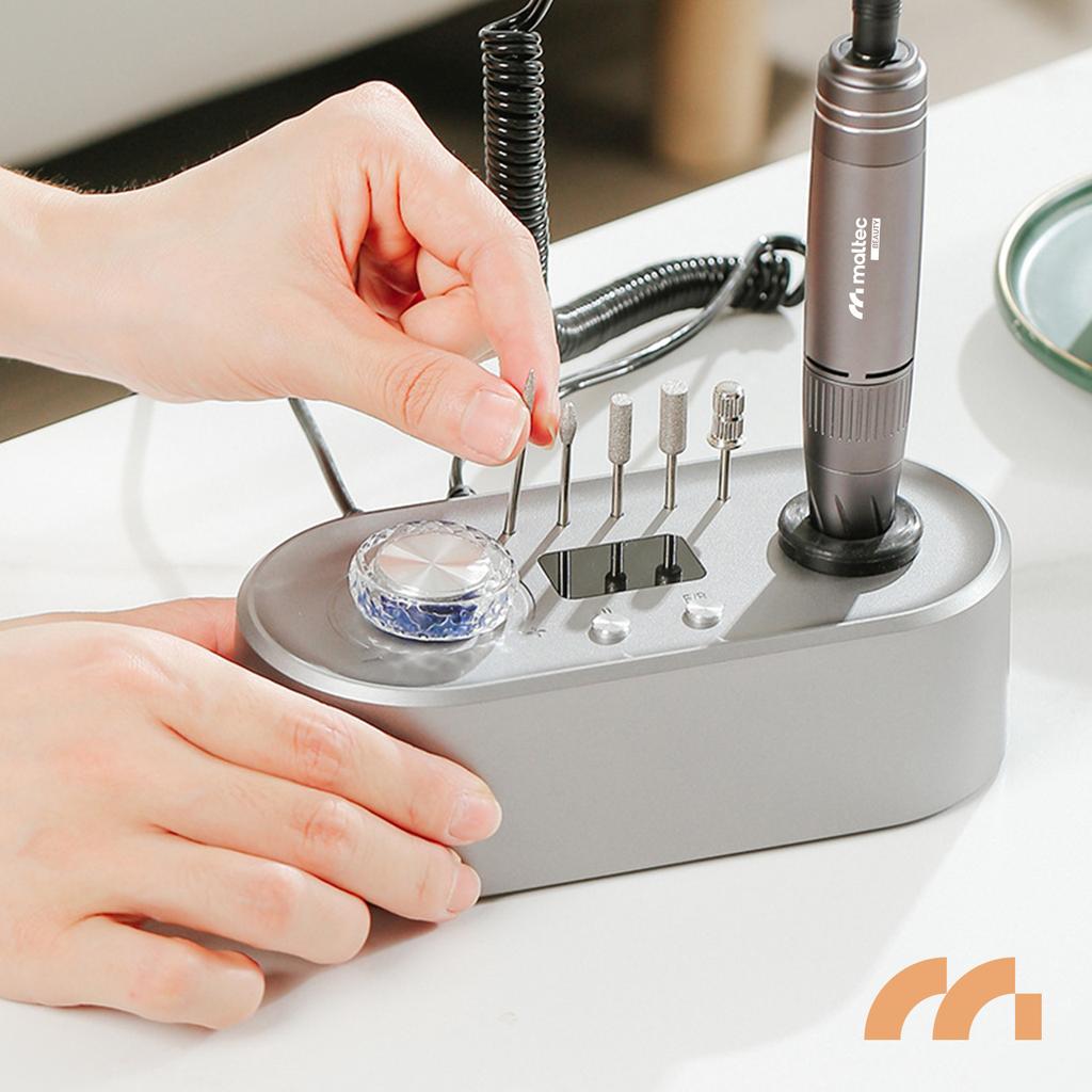 Maltec Beauty ND-5 Electric Nail Drill with Bit Set