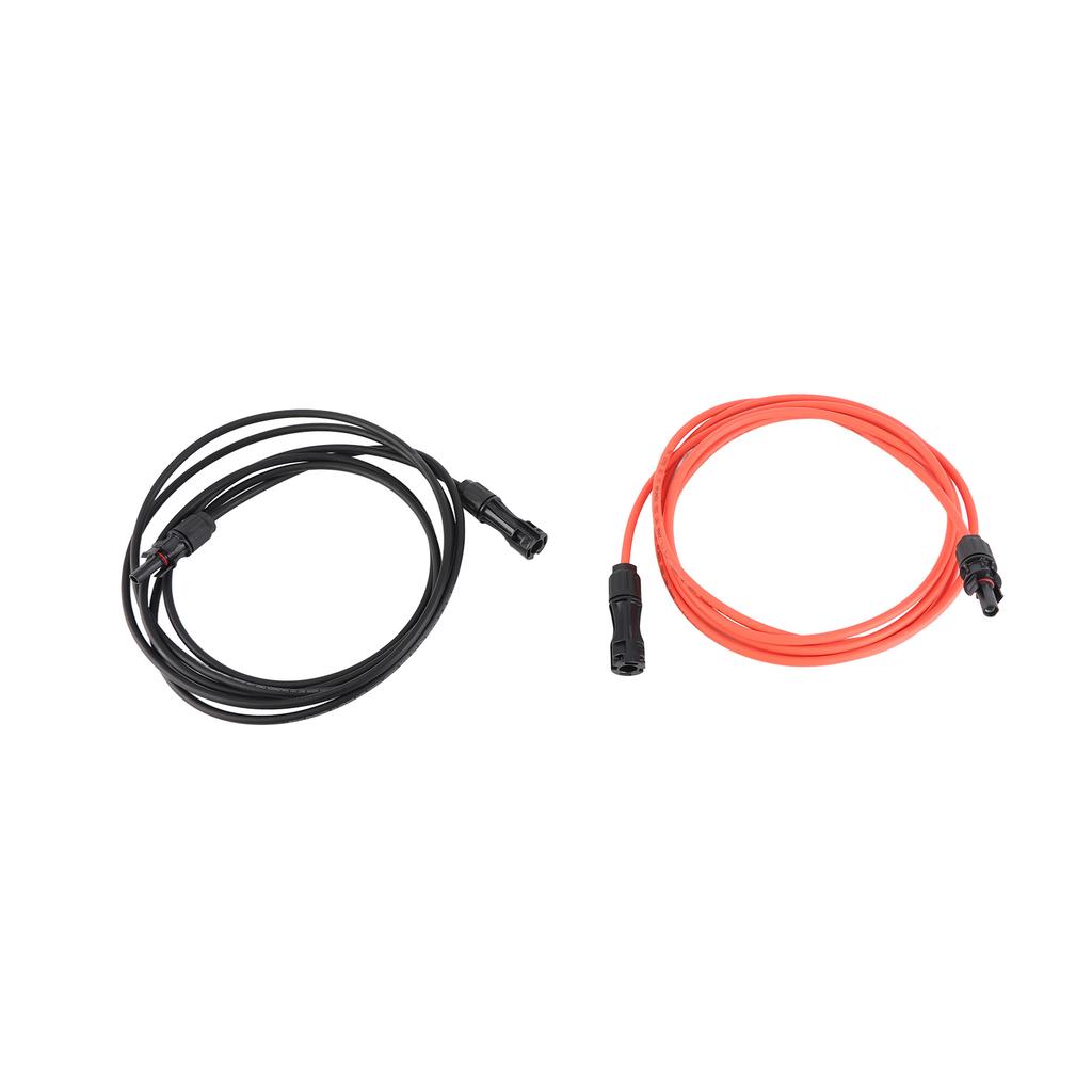 Solar Panel PV Cable Black Red Solar Panel Extension Cable with Male and Female Connectors 3m