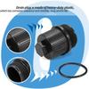 ABBP-2 Stück Poolfilter-Ablassschraube 190030 Kappe Baugruppe Passend für Pentair Clean & Clear Plus Kartuschen-Pool- und Spa-Filter