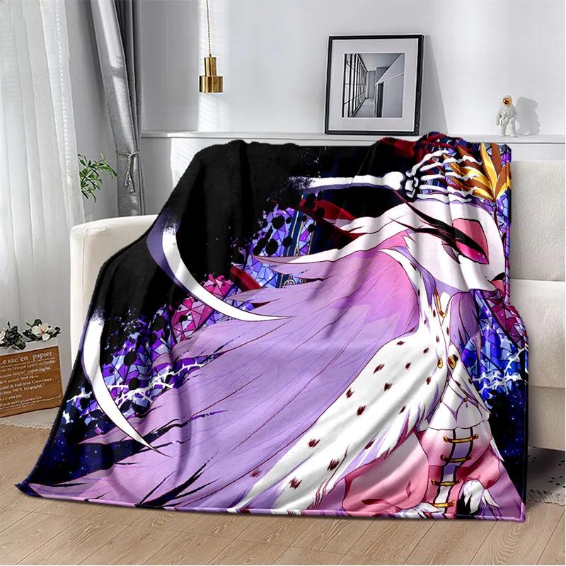 Helluva Boss Blitzo Adult Animation Soft Plush Blanket,Flannel Blanket Throw Blanket for Living Room Bedroom Bed Sofa Picnic Kid