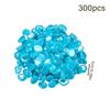 300PCS Glowing Landscape Pebbles Resin Luminous Stone Waterproof Night Bright Ornament For Backyard Garden Aquarium Decor