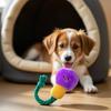 Dog Chewing Plush Toy Cute Bite Resistant Light Bulb Teeth Cleaning Puppy Toy Interactive Plush Stuffing Dog Toy Supplies