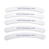 Premium Thick Nail Art Wood File - High-Quality Gray White Sandpaper, Knife & Half Moon Shape