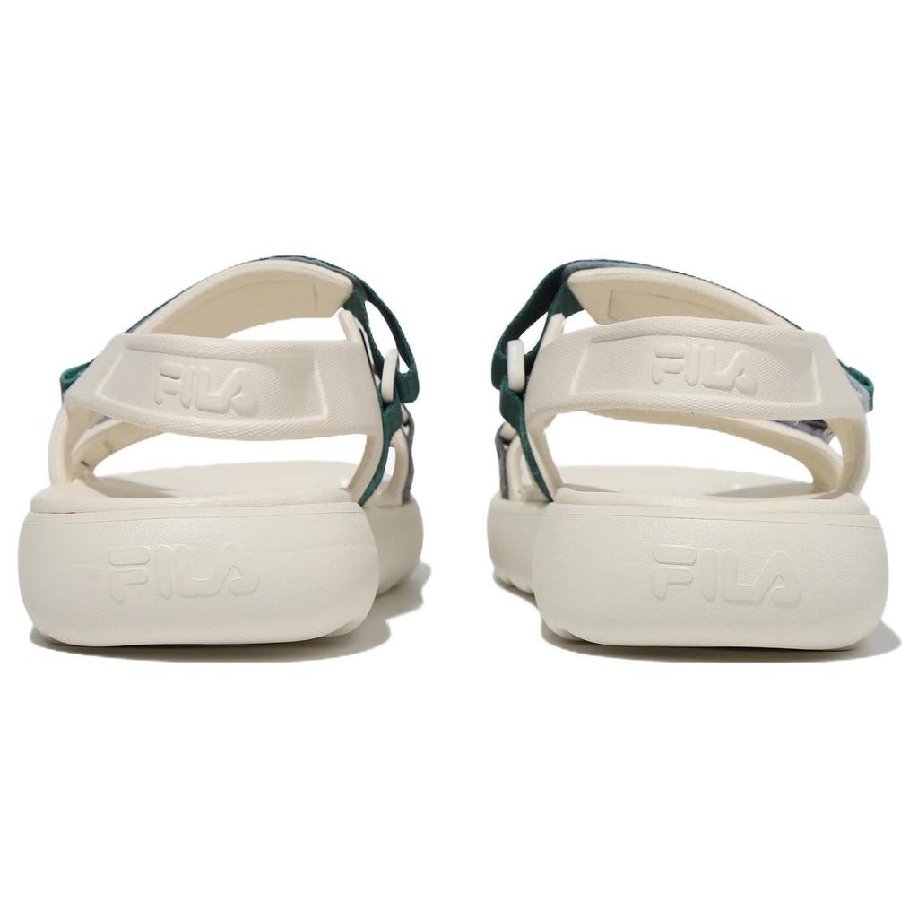 FILA Drifter Tube Sandals Slip Resistant Abrasion Resistant Sports Sandals Unisex Beige Gray Korean Style 1SM02573F_300