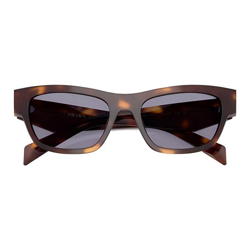 Prada Personalized Design Acetate Cat Eye Sunglasses Women's Brown
