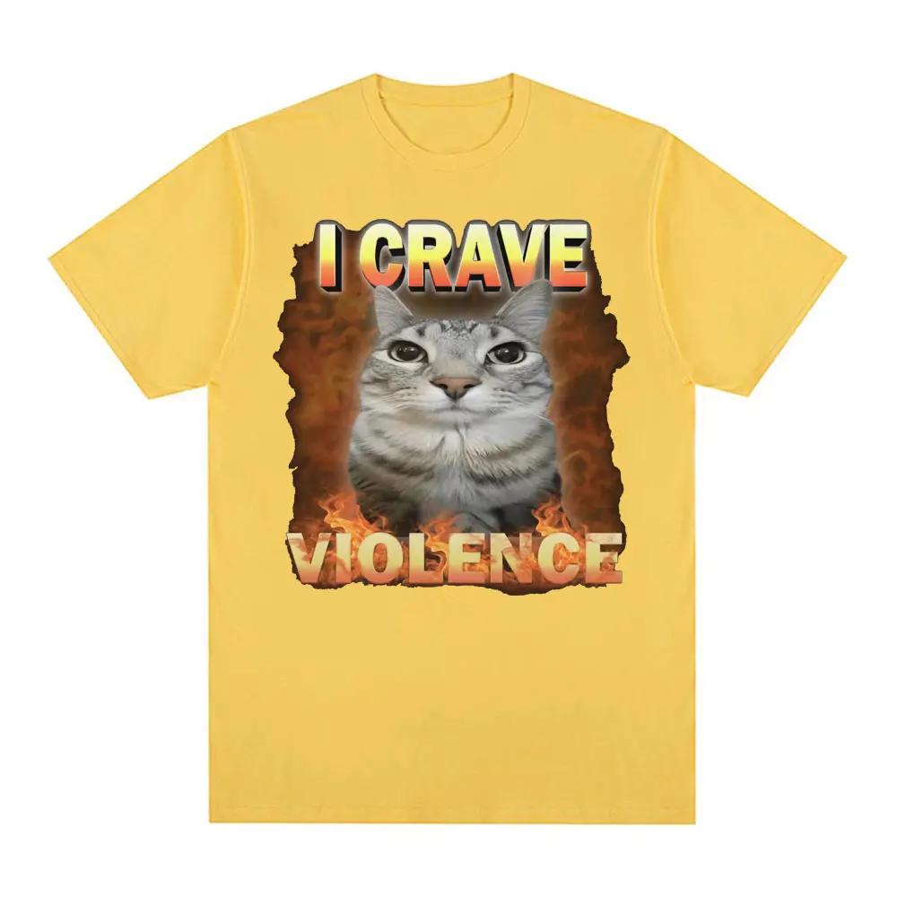 2025 new model I Crave Funny T Shirts Men men Harajuku Fashion Cute High Quality T-shirt d Pure T Shirt s