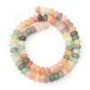 About 75pcs Abacus Glass Beads 5X8mm Colorful Cracked Beads Round Loose Spacer Beads For DIY Jewelry Making Bracelet Necklace