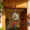 Car Hanging Ornament Chinese New Years 2026 Horse Pendant Charm with Tassels Fengshui Ornament for Car Home Decorations