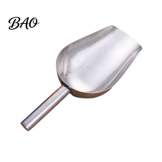 Rust-proof Food Scoop Stainless Steel Ice Scoop, Multipurpose Metal for Machine, Small Scooper Kitchen Grain Bucket, Gadgets Cookie Flour Pet