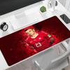 Dynamic Soccer Player Action Large Mouse Pad Office Mouse Mats HD Print Desk Pad Non-Slip Rubber Base Perfect for Office Desktop Supplies School Home