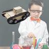 Children's Diy Science And Technology Electric Tracked Tank Vehicle Wooden Material Customizable Educational Assembly Kit