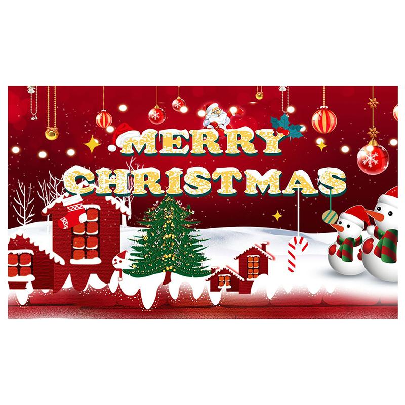 2024 Christmas Background Decorations For Home Xmas Party Banner Ornaments Navidad Noel Natal Gifts New Year 2025 Photo Backdrop