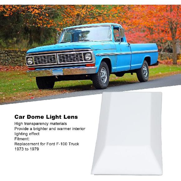 Car Dome Light Lens Interior Overhead Dome Lamp Cover F‑100 Truck 1973 1979
