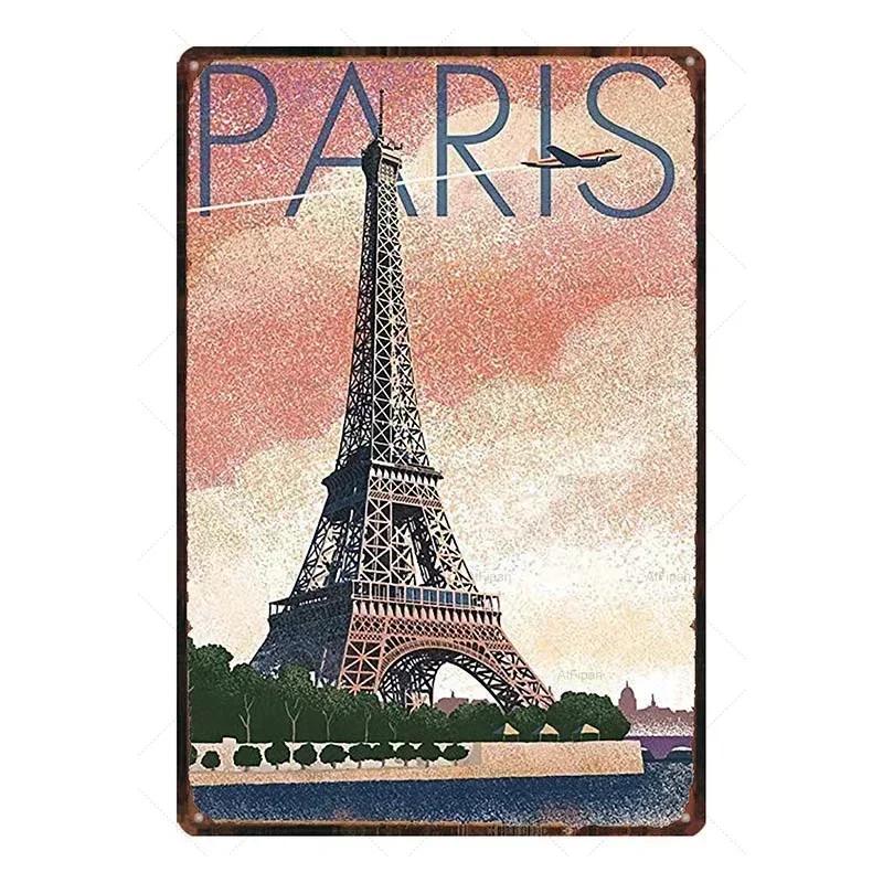 Metal Tin Morlant Reims Champagne Vintage French Posters Tin Sign Poster Wall Art Plaque Sign for Bar Coffee Office Wall Decor