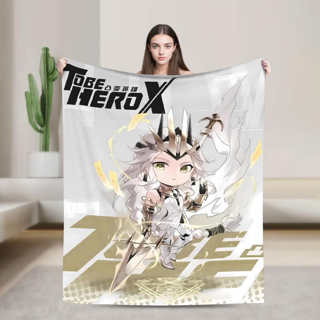 To Be Hero-X Snap Mode-Decke Anime Cartoon Flanell Neuheit Warmer Überwurf Mode-Decke für Bett Sofa Frühling/Herbst Auto