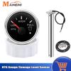 52MM HTG Waste Level Gauge with Alarm Light 0~190ohm Sewage Level Sensor Holding Tank Level Gauge for Car Marine Boat