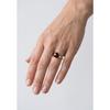 Bague - Pearls &amp; Colors - Véritable Perle d'Eau Douce 8-9 mm - Chocolat - Or Jaune 375/1000 - Bijou Femme