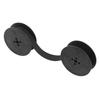 1Pack Typewriter Ribbon Twin Spool Typewriter Ribbon Ink Twin Spool Pack Ink Replacement Part for Most Typewriter(Black)