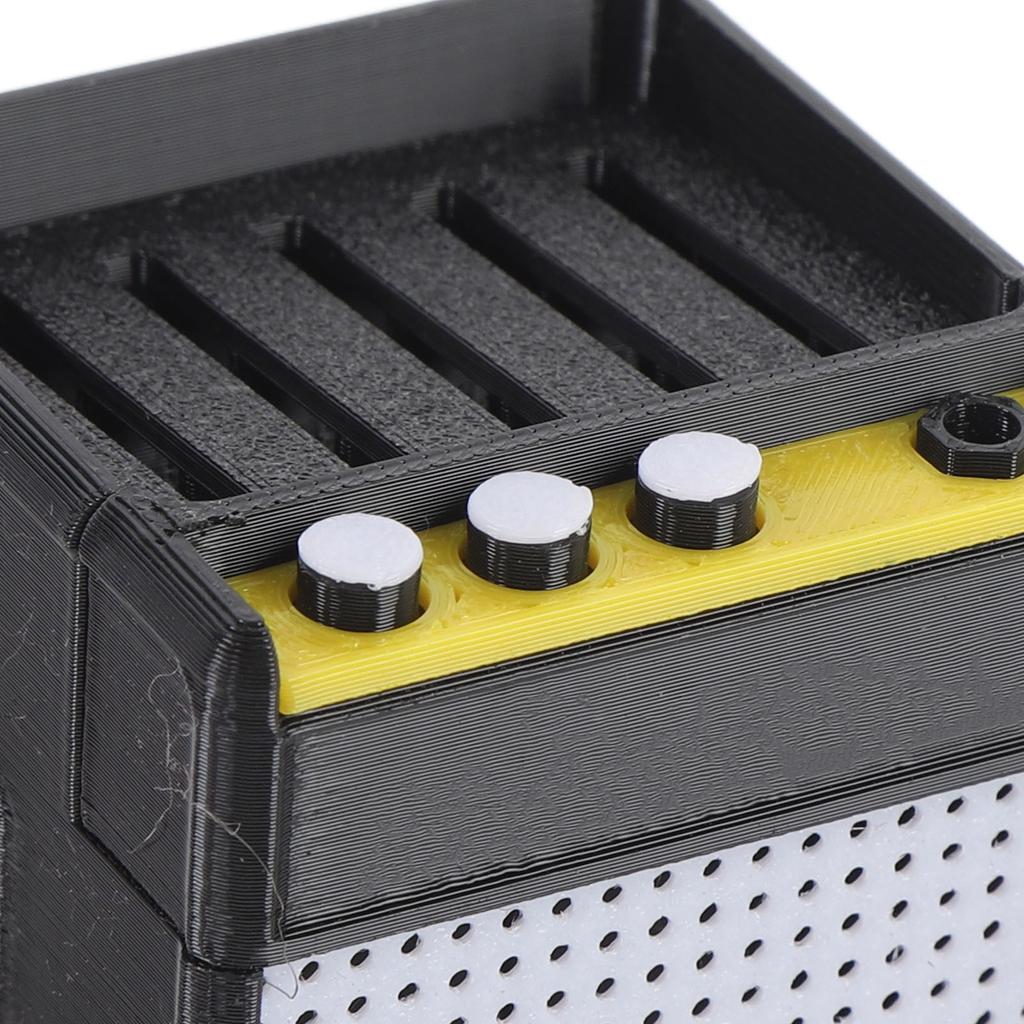 Gitarrenplektrum-Displayhalter Retro PLA-Material 3D-Druck Gitarrenplektren Aufbewahrungsbox Plektrumhalter Für Gitarristen Musikliebhaber