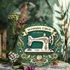 2D Welcome To My Woman Cave Vintage Metal Sign Sewing Machine Design Home Decor