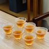 Thickened, heat-resistant glass tea cup for home use – transparent, Gongfu style, ideal for tea tasting. Large host cup, perfect for enjoying tea.