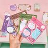 60 Sheets Funny Animal Note Pad Adhesive Notes Paper Pocket Memo Pad Reminder On Book Journal Notebook Planner Calender