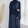 Loriya Summer Double Sleeve Chiffon Cardigan with Headscarf - LR842
