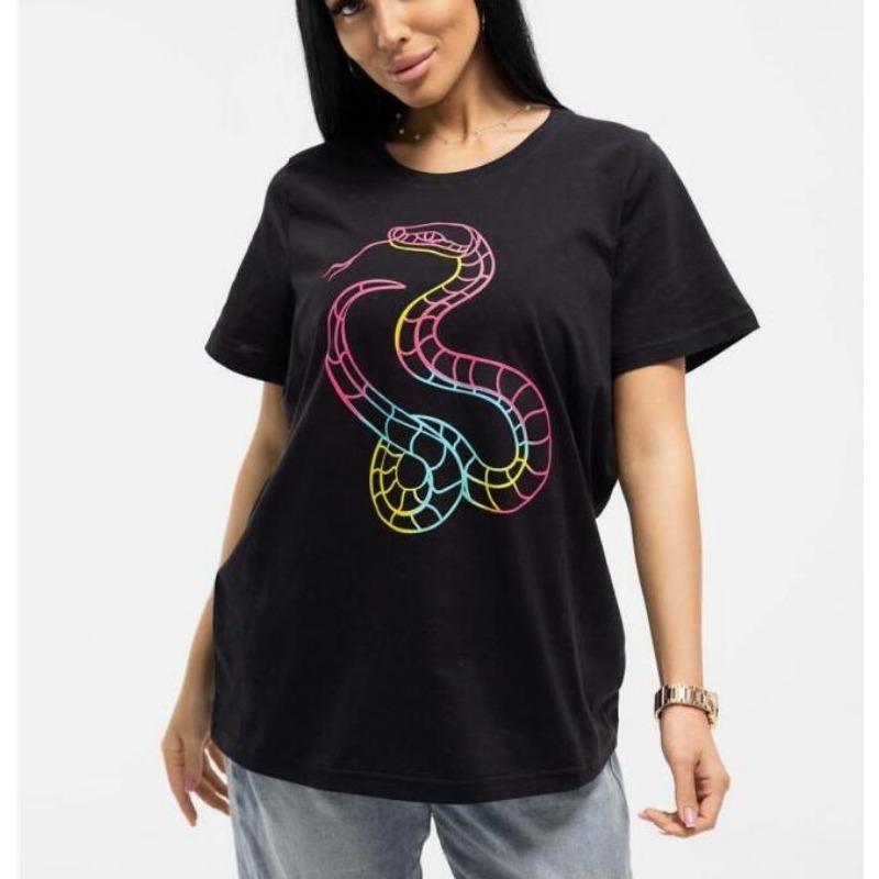 Fashion Men's 3D Print Snake T-Shirt Casual Short Sleeve Crew Round-Neck Tee Men's Clothing Outdoor T-Shirts Tops Summer