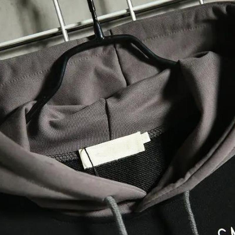 Spring Autumn Men's Sweater Retro Hooded Print Sweatshirt Loose Hoodie Fleece Padded Jacket
