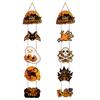 Ghost Halloween Flags Pumpkin Ghost Garden Banner Funny Haunted House Pull Flags  Party Supplies