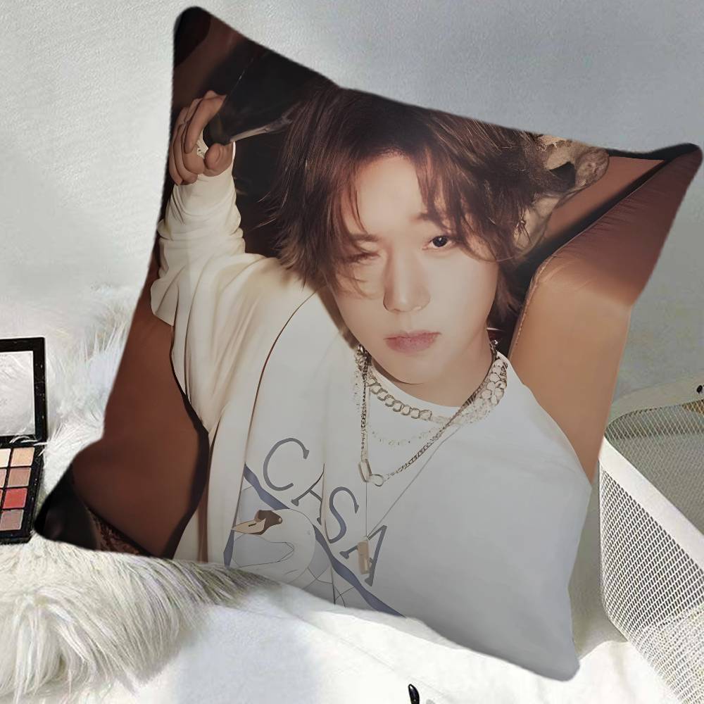 Jihoon Park Pillow Case Square Pillow Bedroom Sofa Leisure Comfort Cushion Car Home Decoration