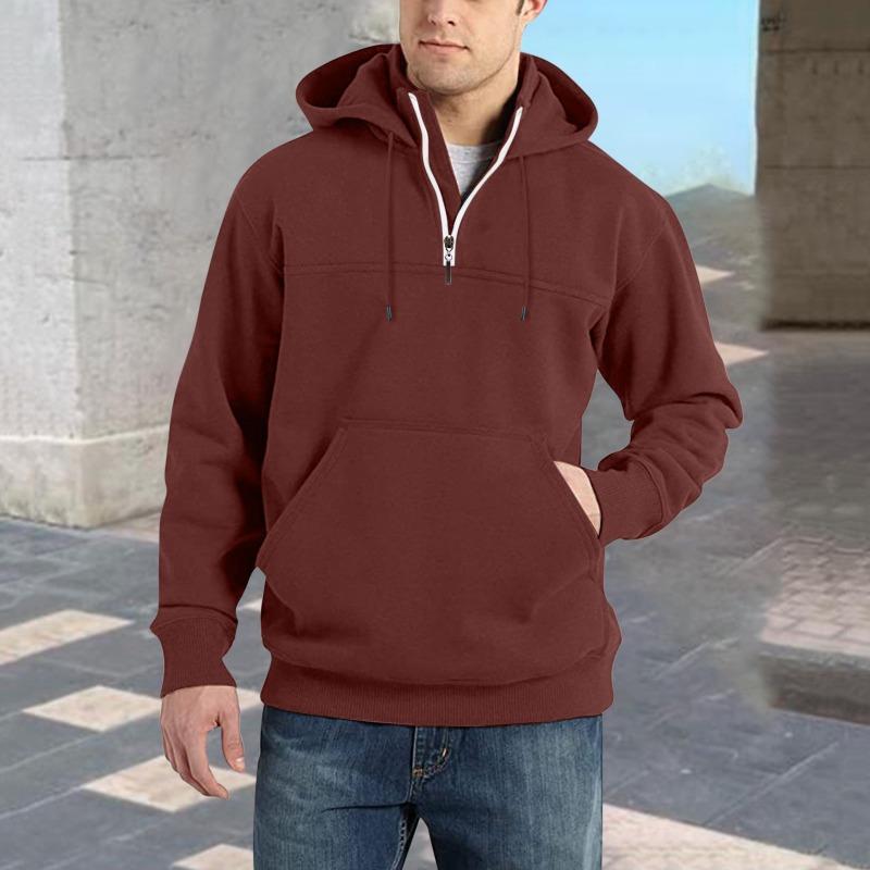 Herbst Winter Kapuzenpullover Dicke Freizeitjacke Herren Locker sitzende Hoodies & Sweatshirts (Herren)