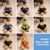 Bear Uniform Series Plush Toy With Pp Cotton Filling For  Traffic Police Xiong