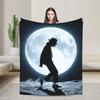 J-Jacksons Singer MJ Blanket Flannel Awesome Warm Throw Blanket for Chair Covering Sofa Winter