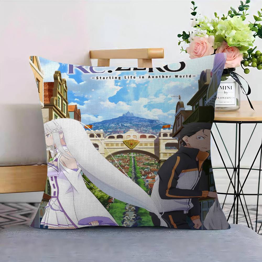 Hot game RRe Zero Anime Pillow Anime Pillow Sofa Bed Head Pillow Cover Cushion Cover x cm Fashion