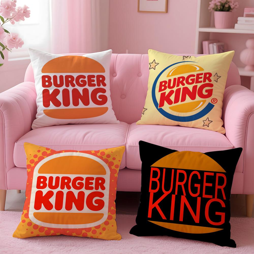 Brand Burger King Cushion Cover Cushion Cover Set 4Pcs 50X50 45X45 40X40 Pillowcase Decorative Sofa Home Decor