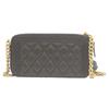 CHANEL No. 27 A84069 Black Caviar GHardware Bois Chanel Chain Wallet Shoulder bag blackUsed