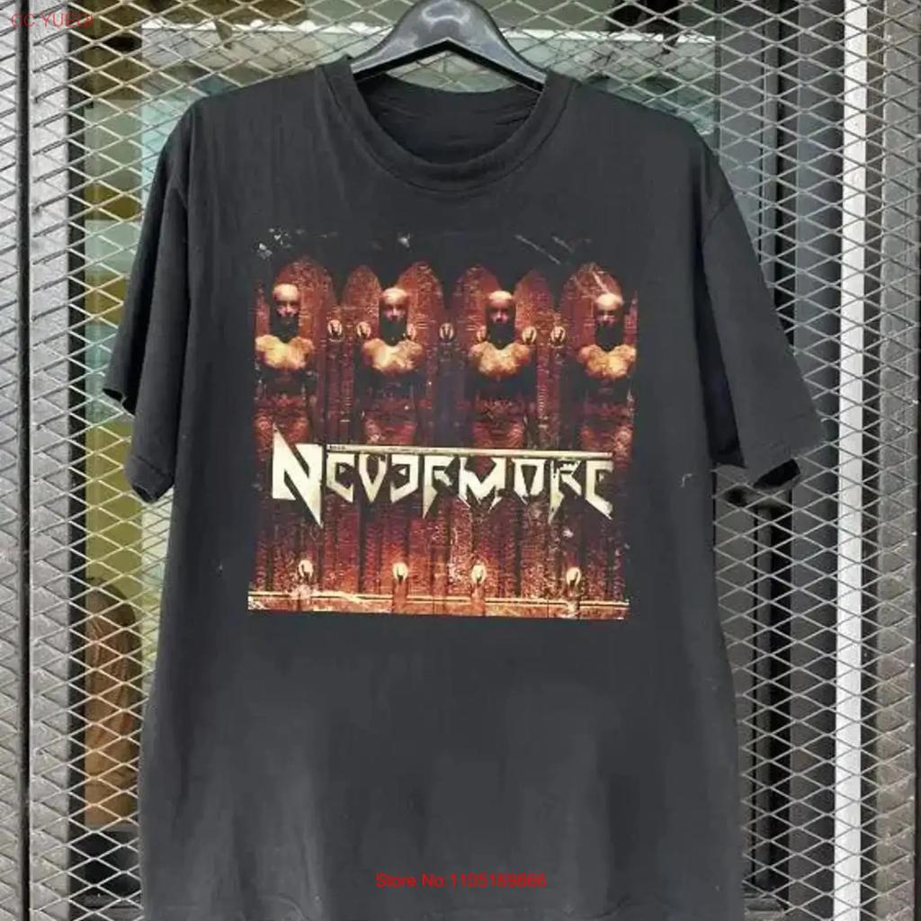 Nevermore Band Album Black Cotton T Shirt Full Size S 5xl Vintage Casual Breathable Soft Designer Clothes Streetwear